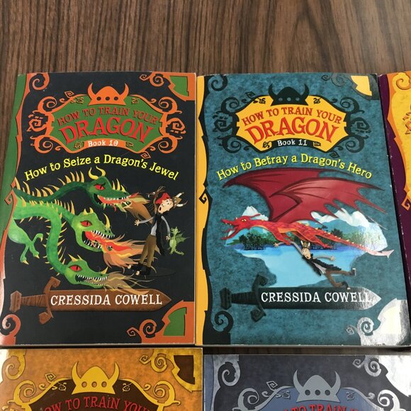 Lot of 6x How to Train Your Dragon Children's Fiction Books by Cressida Cowell! - Picture 5 of 8